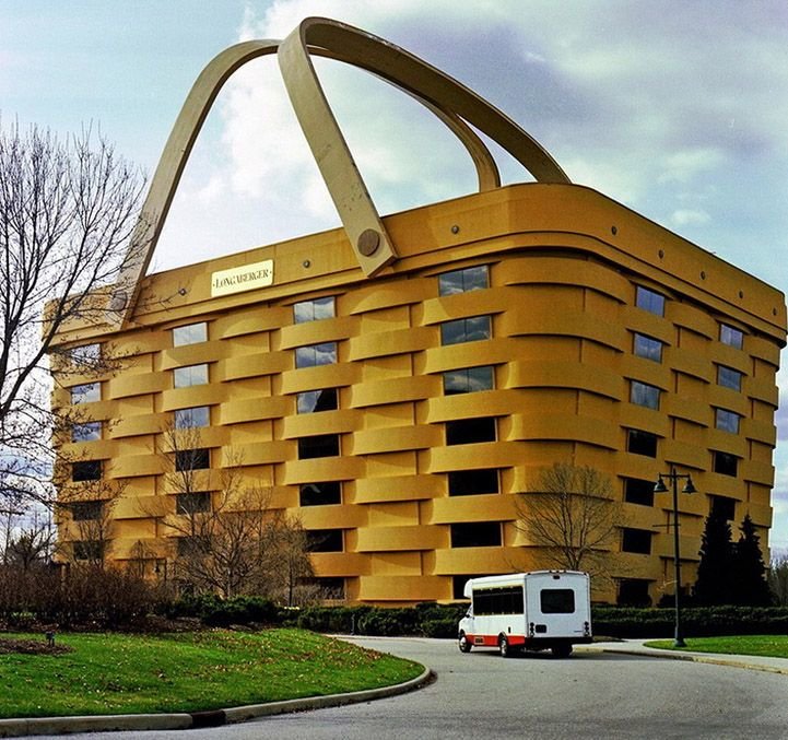 здание-корзина (the basket building), огайо, сша фото