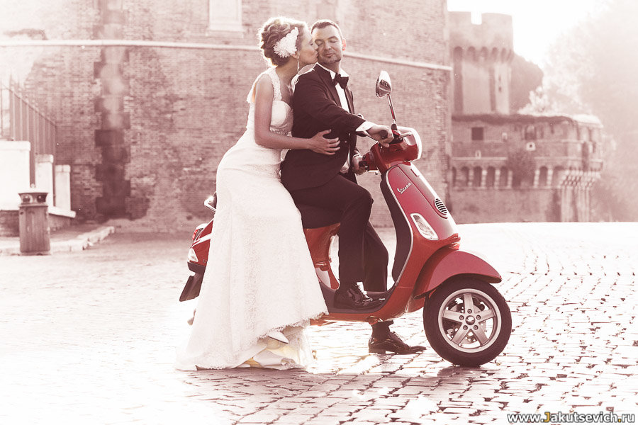 vespa рим фото