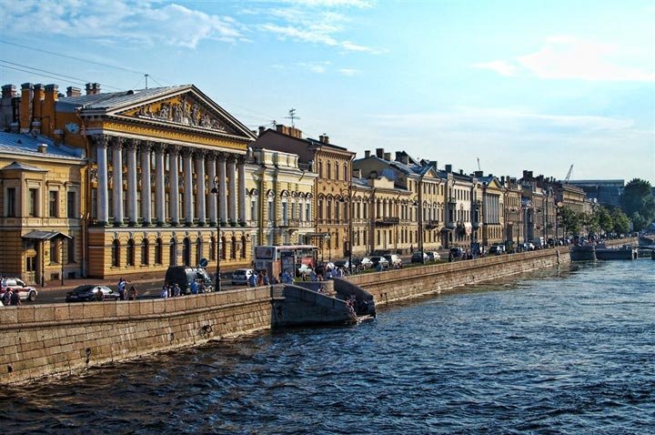 английская набережная в санкт петербурге фото