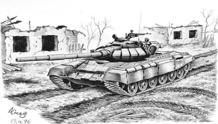 рисунок на тему танк фото