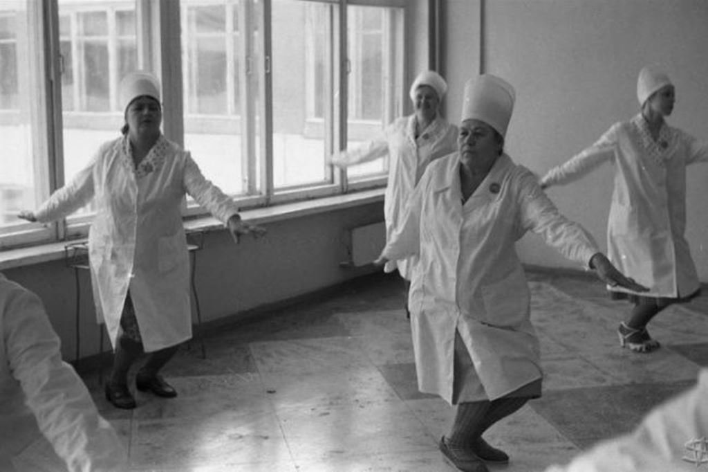 производственная гимнастика ссср фото
