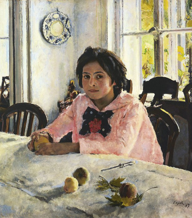 «Девочка с персиками» — картина Валентина Серова.