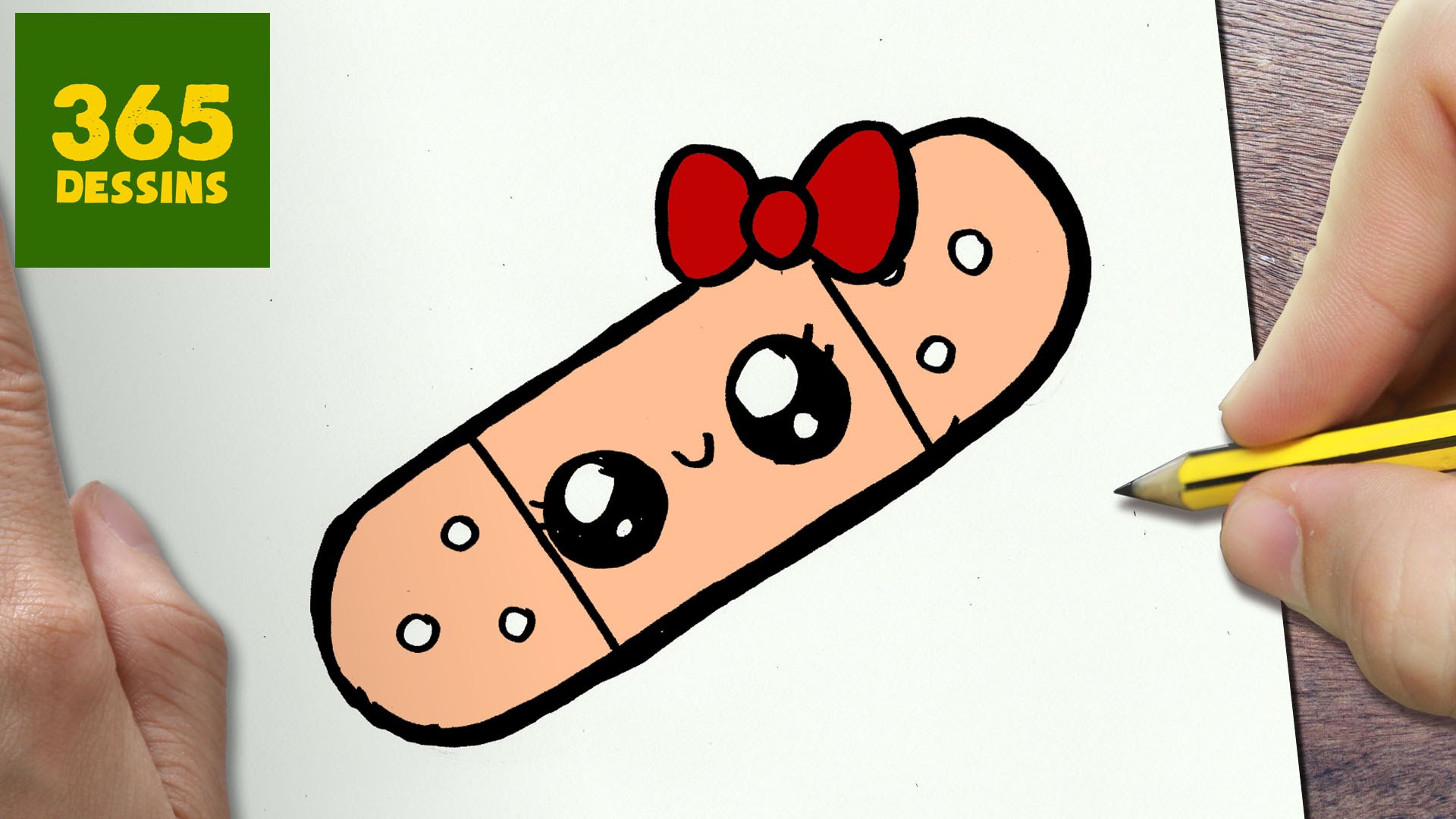 Comment Dessiner Aide De Bande Kawaii étape Par étape Dess