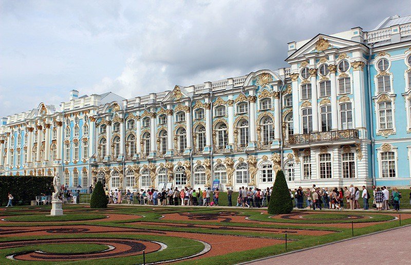екатерининский дворец в царском селе фото