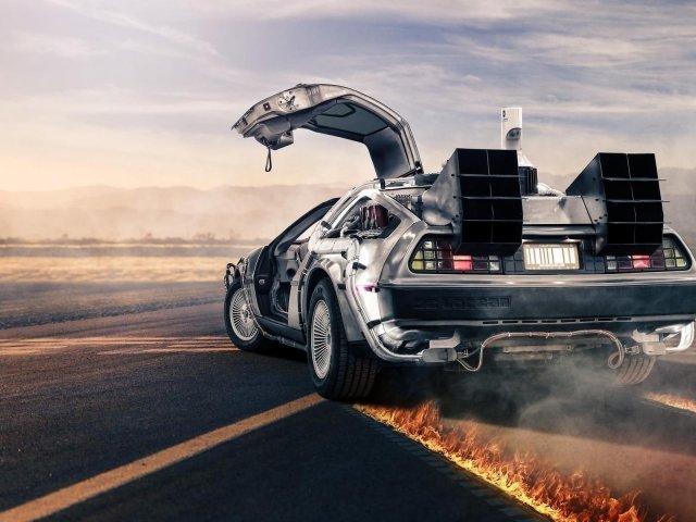 delorean dmc 12 машина времени фото