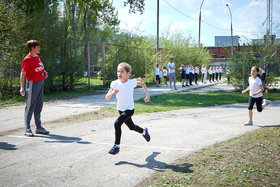 Фото 45. Соревнования по бегу в 1-х классах. Внеурочная деятельность