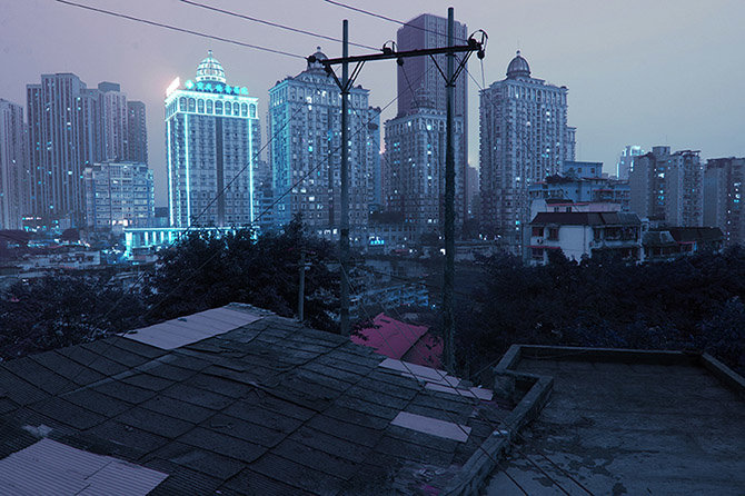 ночной город фото