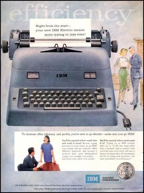 ibm electric typewriter фото
