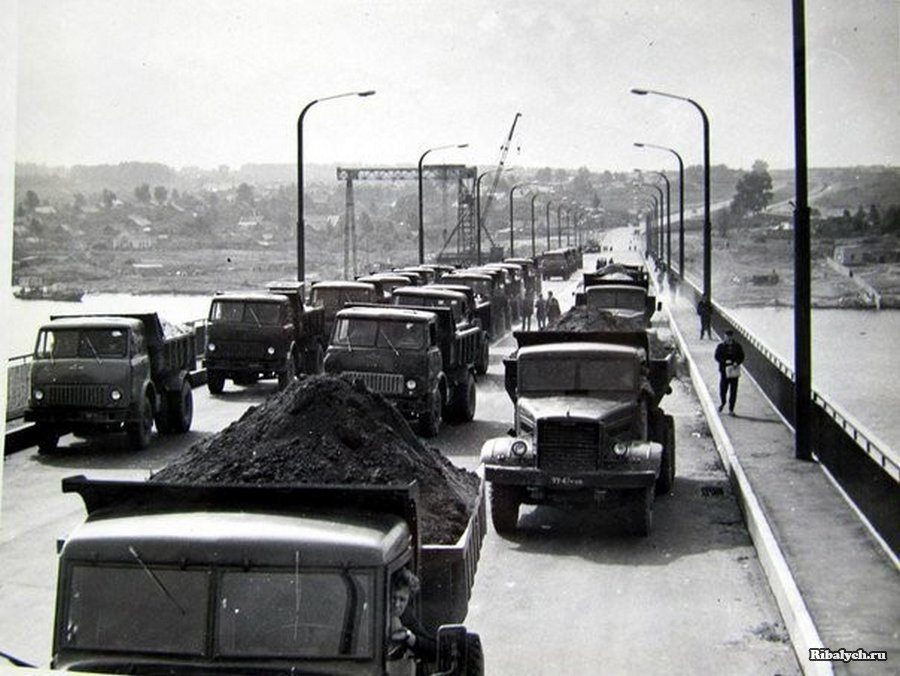 открытие моста в костроме 1970 фото