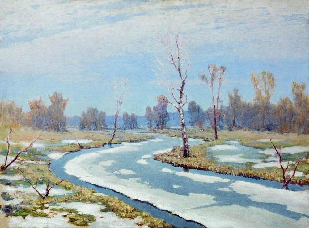 картина куинджи ранняя весна фото