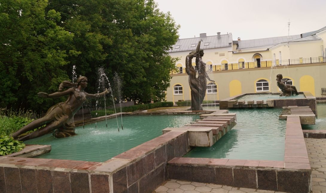 витебск фонтан слияние трех рек фото