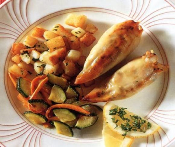 кальмар с овощами фото