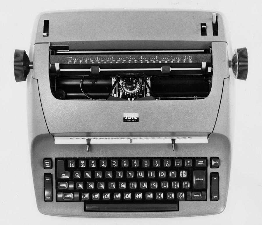 ibm selectric 3 typewriter фото