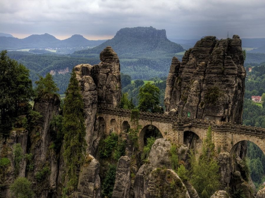 саксонская швейцария национальный парк фото