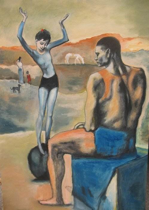 Пабло Пикассо «Девочка на шаре» 1905