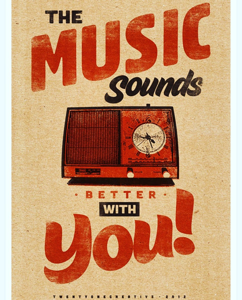 Music Sounds Better With You - Vintage Poster - Retro Art Pr