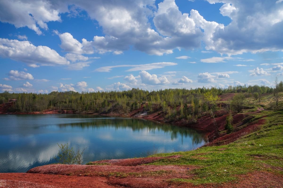 голубое озеро бокситогорск фото
