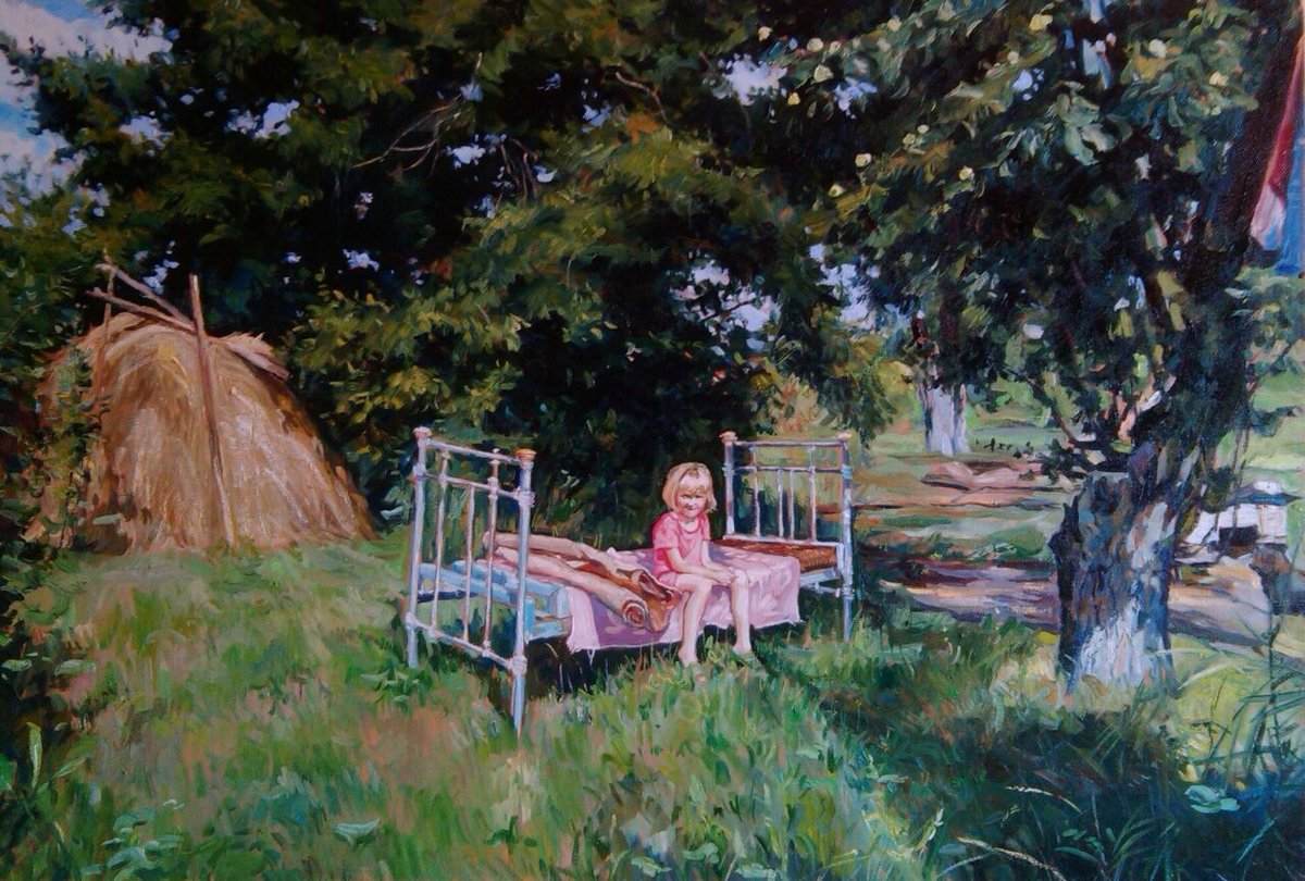 художник александр александровский картины деревня фото