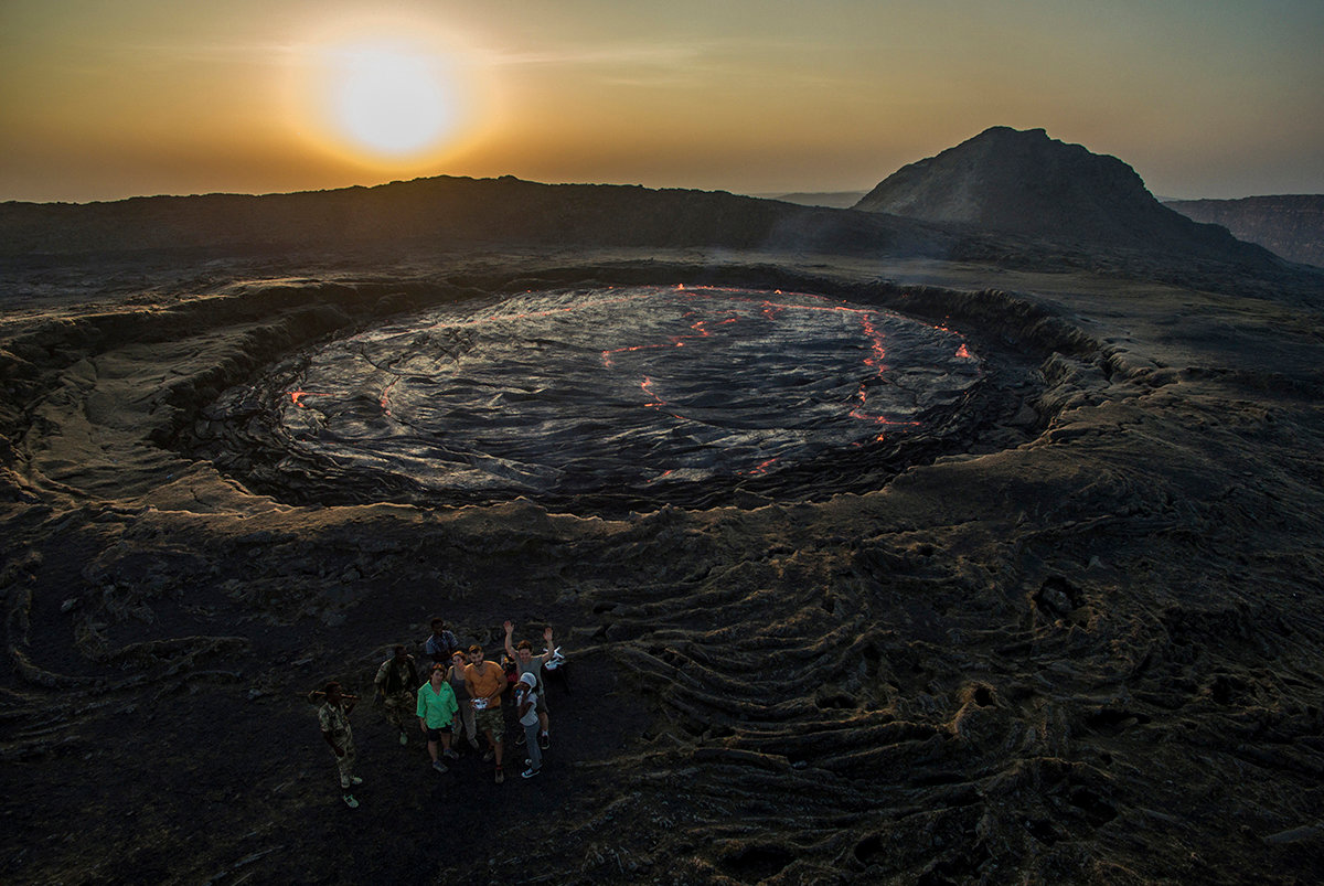 erta ale volcano фото