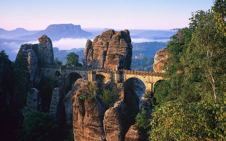саксонская швейцария национальный парк фото