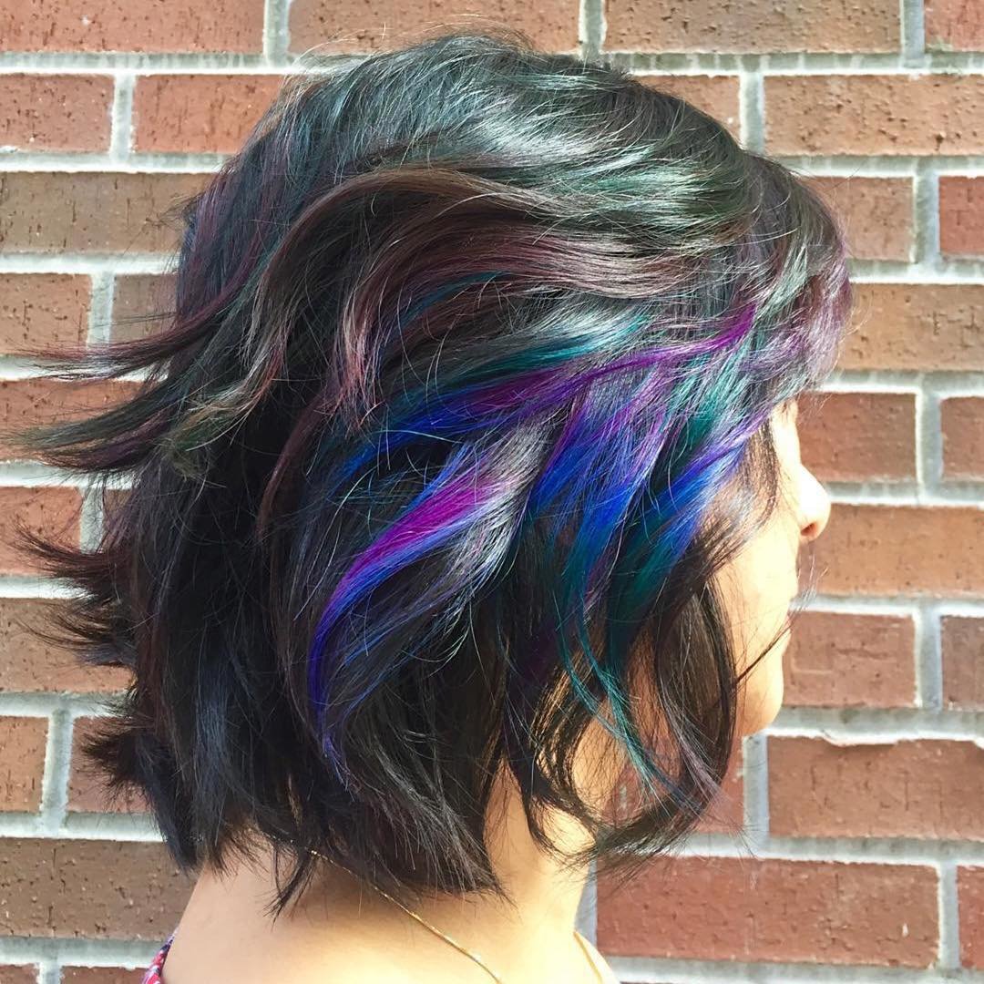 Картинки с прядями окрашенными