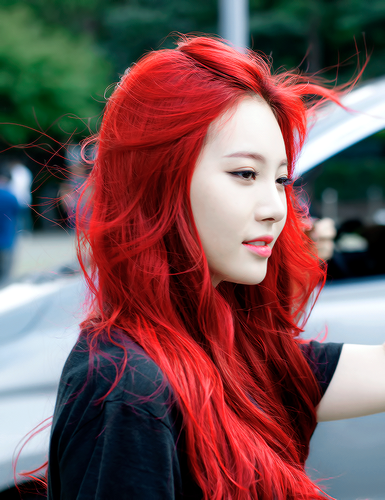 girls day yura red hair фото