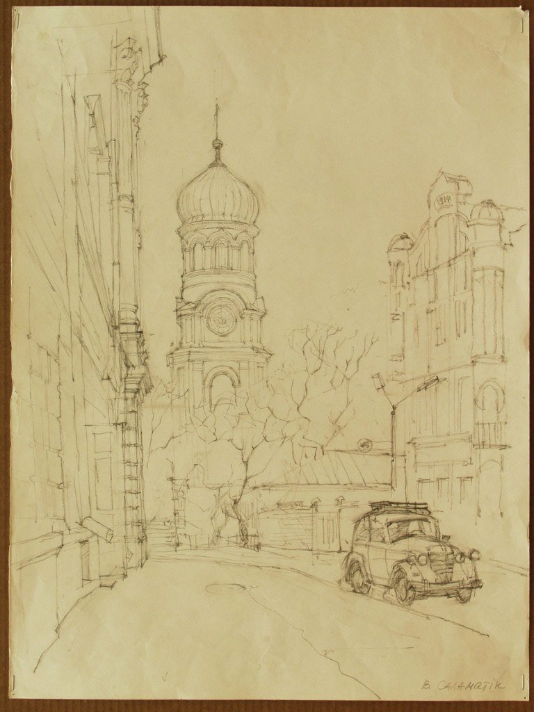 зарисовки москвы фото