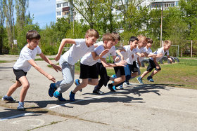 Фото 4. Соревнования по бегу в 3-х классах. Внеурочная деятельность