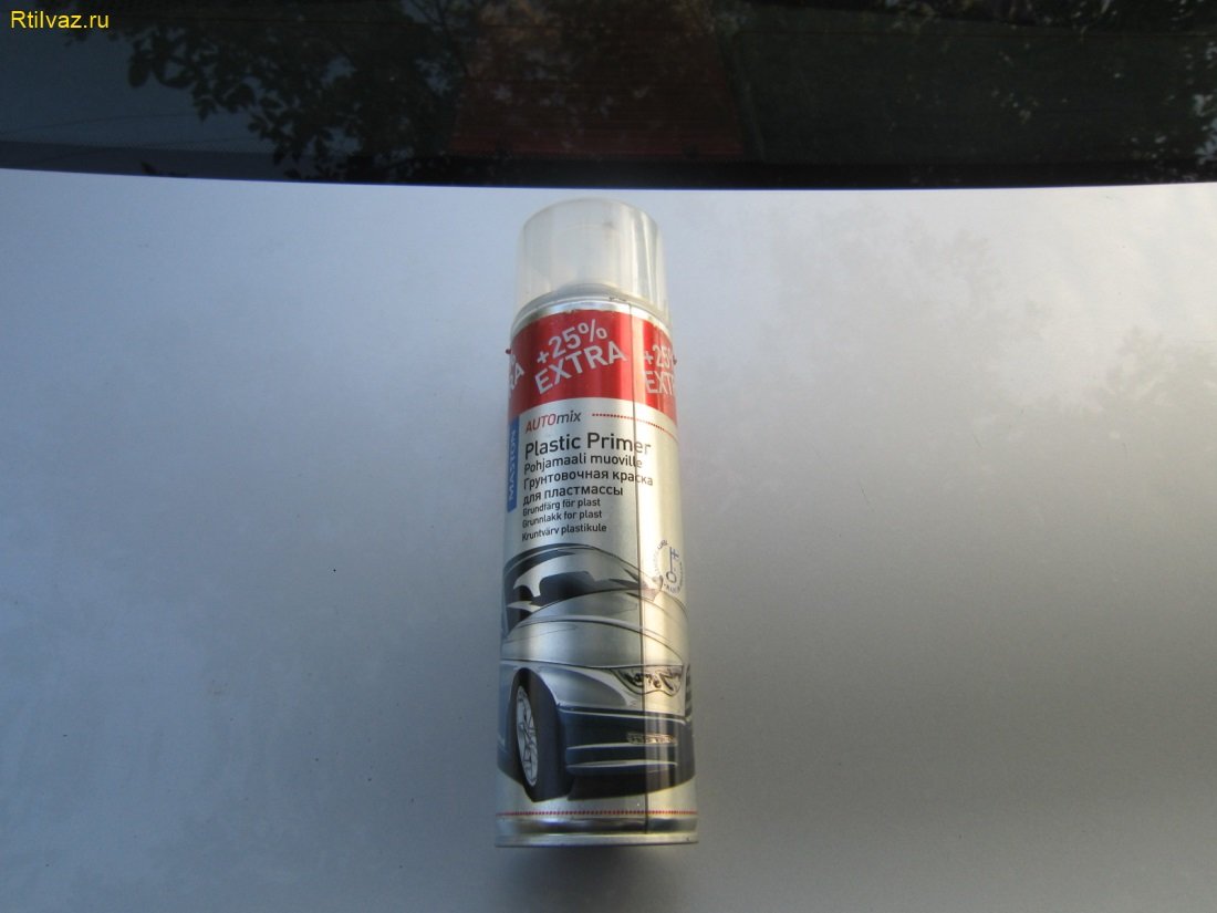 Как правильно нанести праймер по пластику на бампер