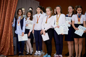 Фото 28. Победители Олимпиады по основам наук 2018