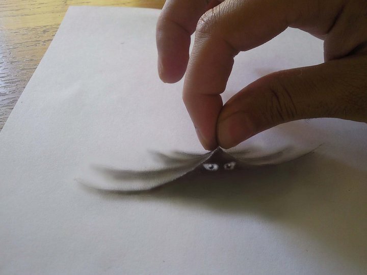 3 d рисунки на бумаге фото