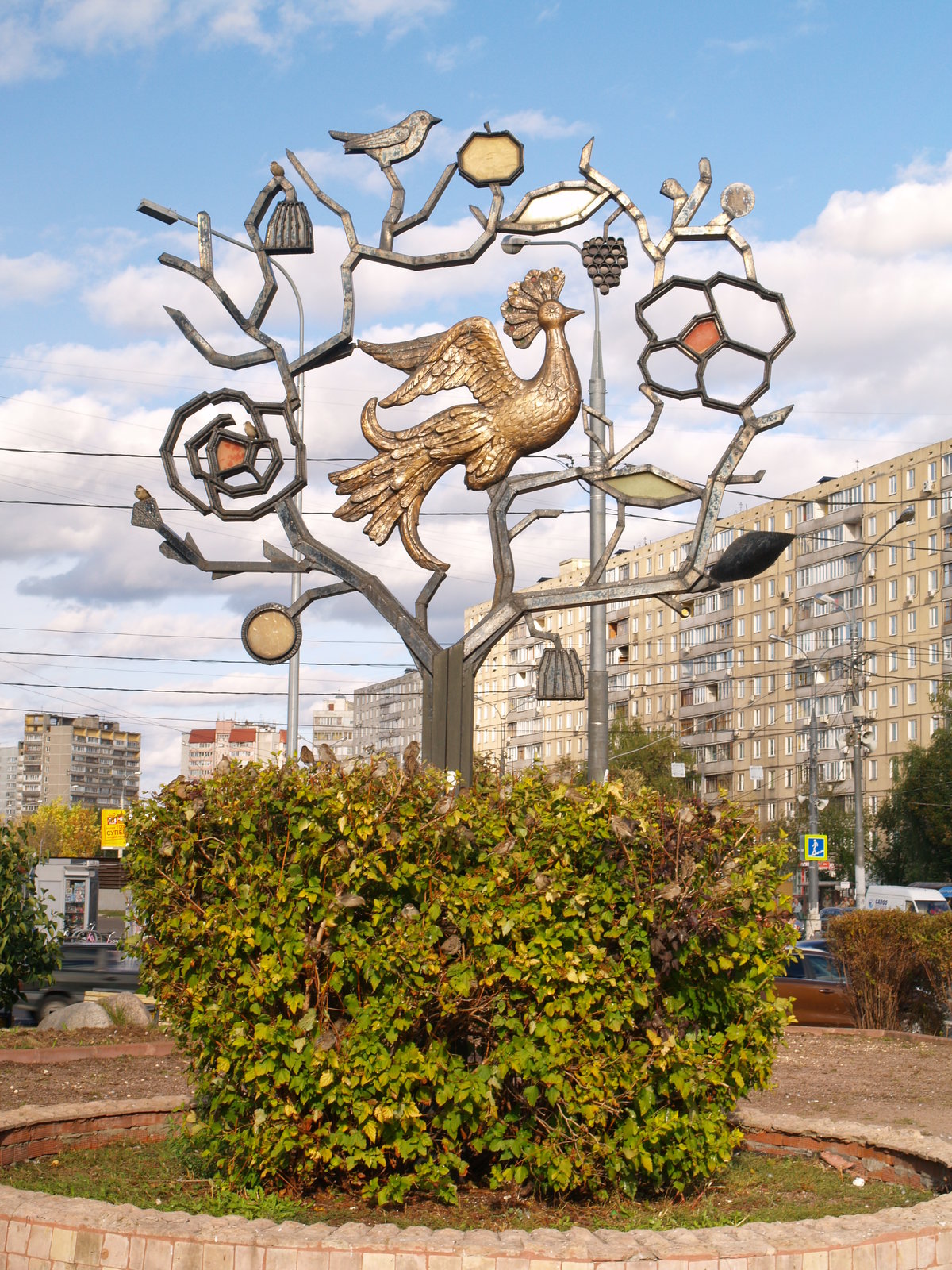 скульптуры металлическое дерево фото