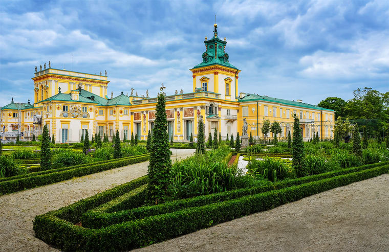 вилянувский дворец варшава фото