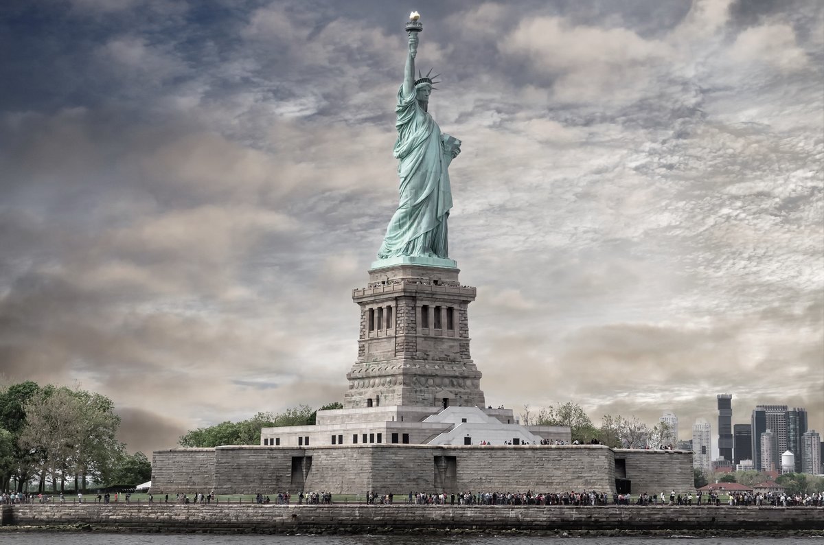 статуя свободы в сша фото