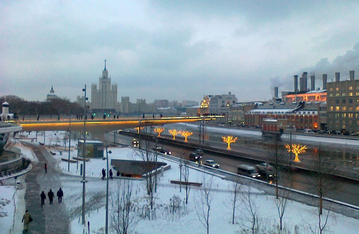 зимняя москва фото