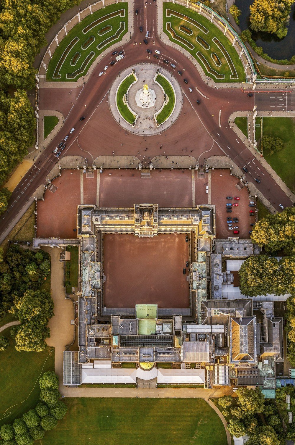 букингемский дворец сверху фото