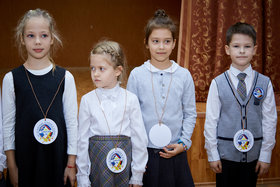 Фото 68. Линейка в 1-х и 2-х классах. Ноябрь, 2018