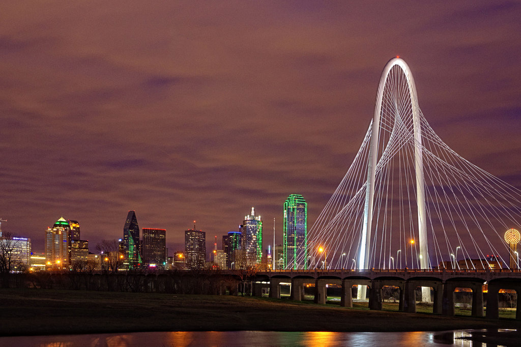 Margaret Hunt Hill Bridge фото