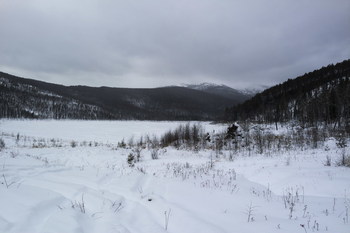 лед бирюсинский залив фото