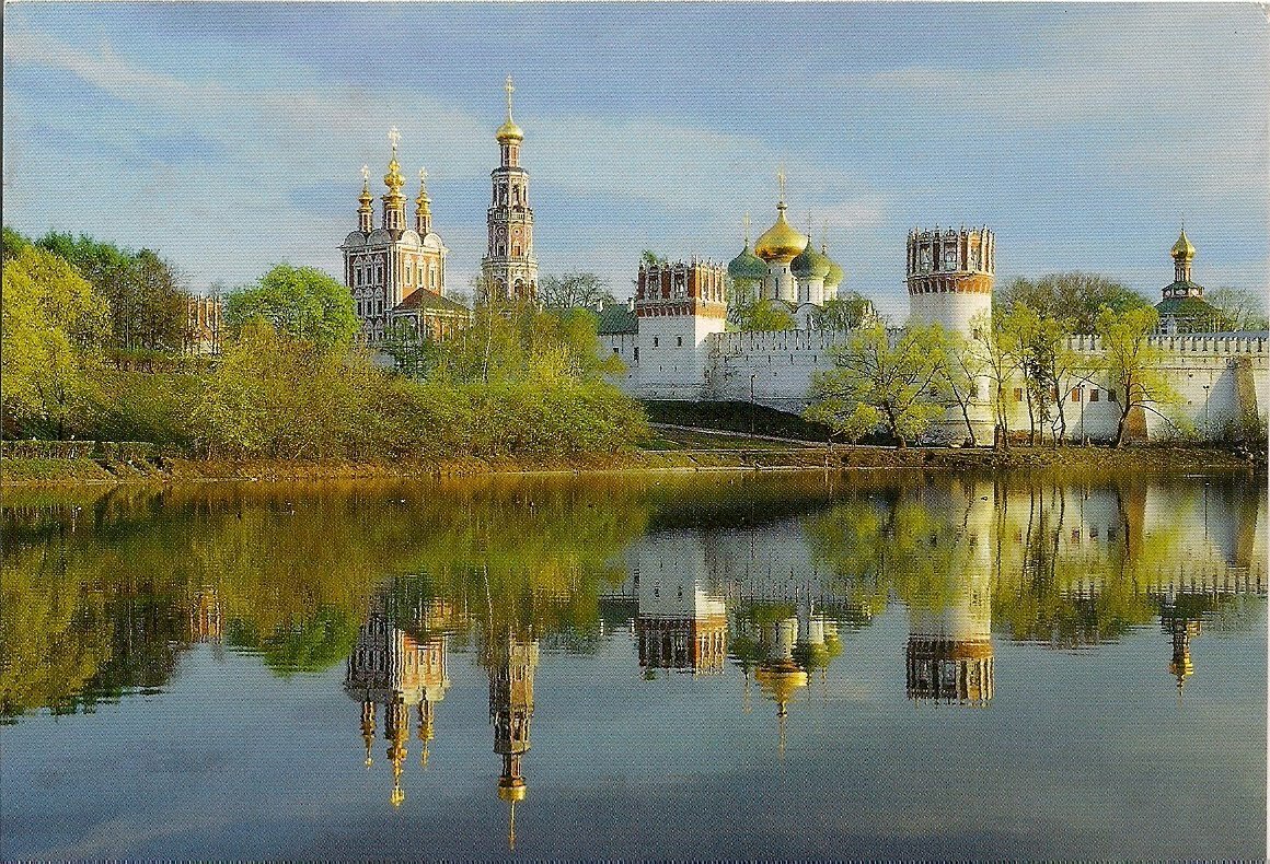 вид на новодевичий монастырь фото
