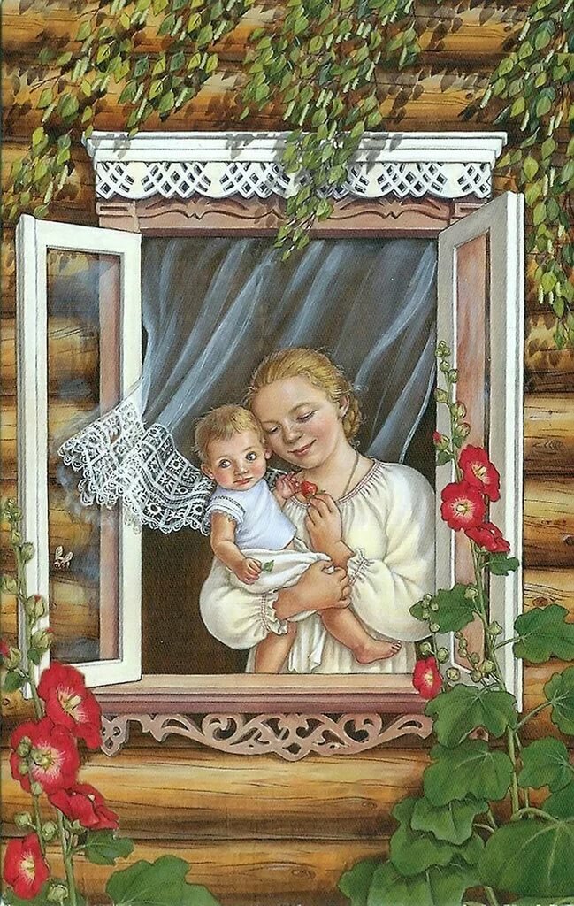 художница людмила романова окна фото
