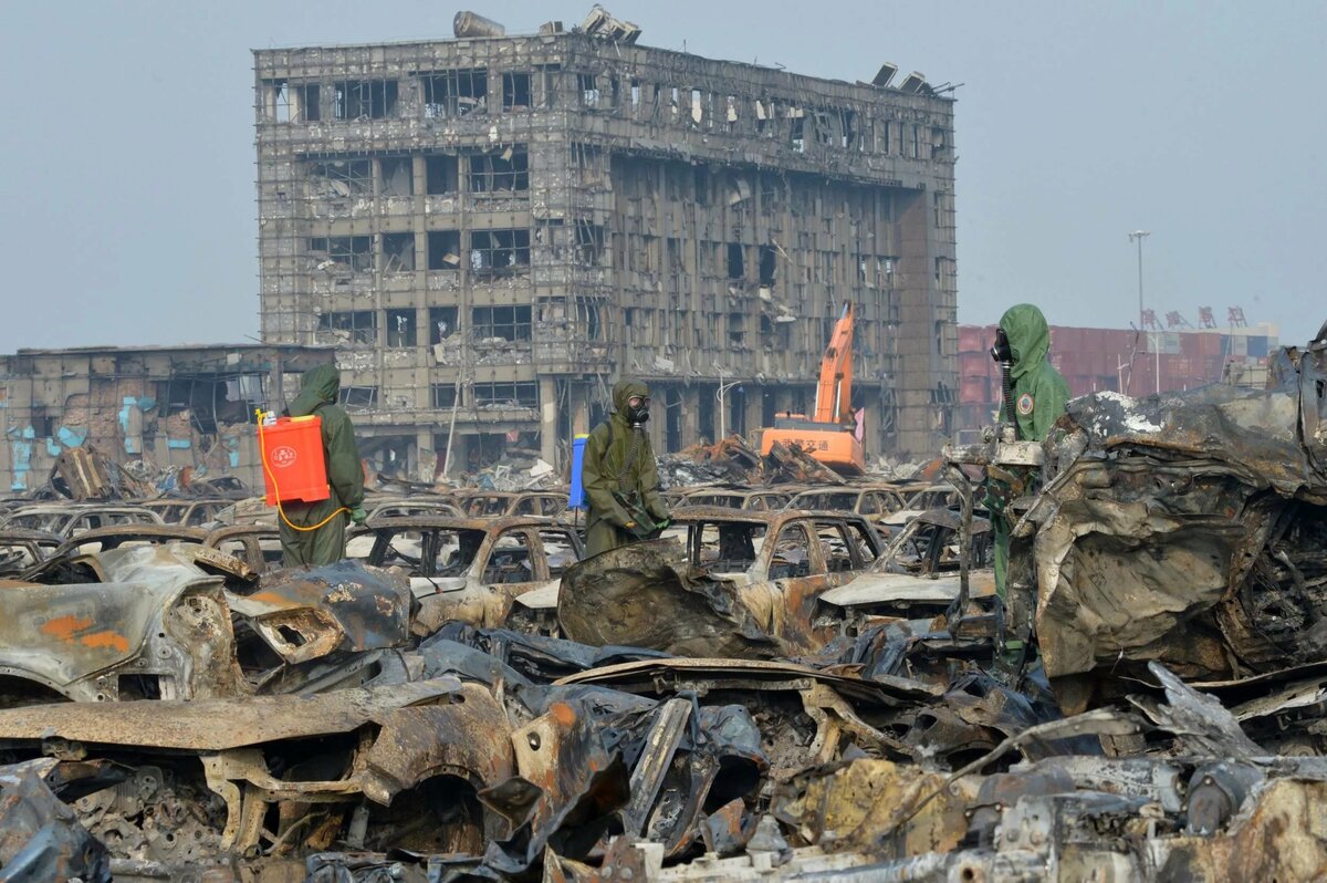 взрыв тяньцзинь 2015 фото