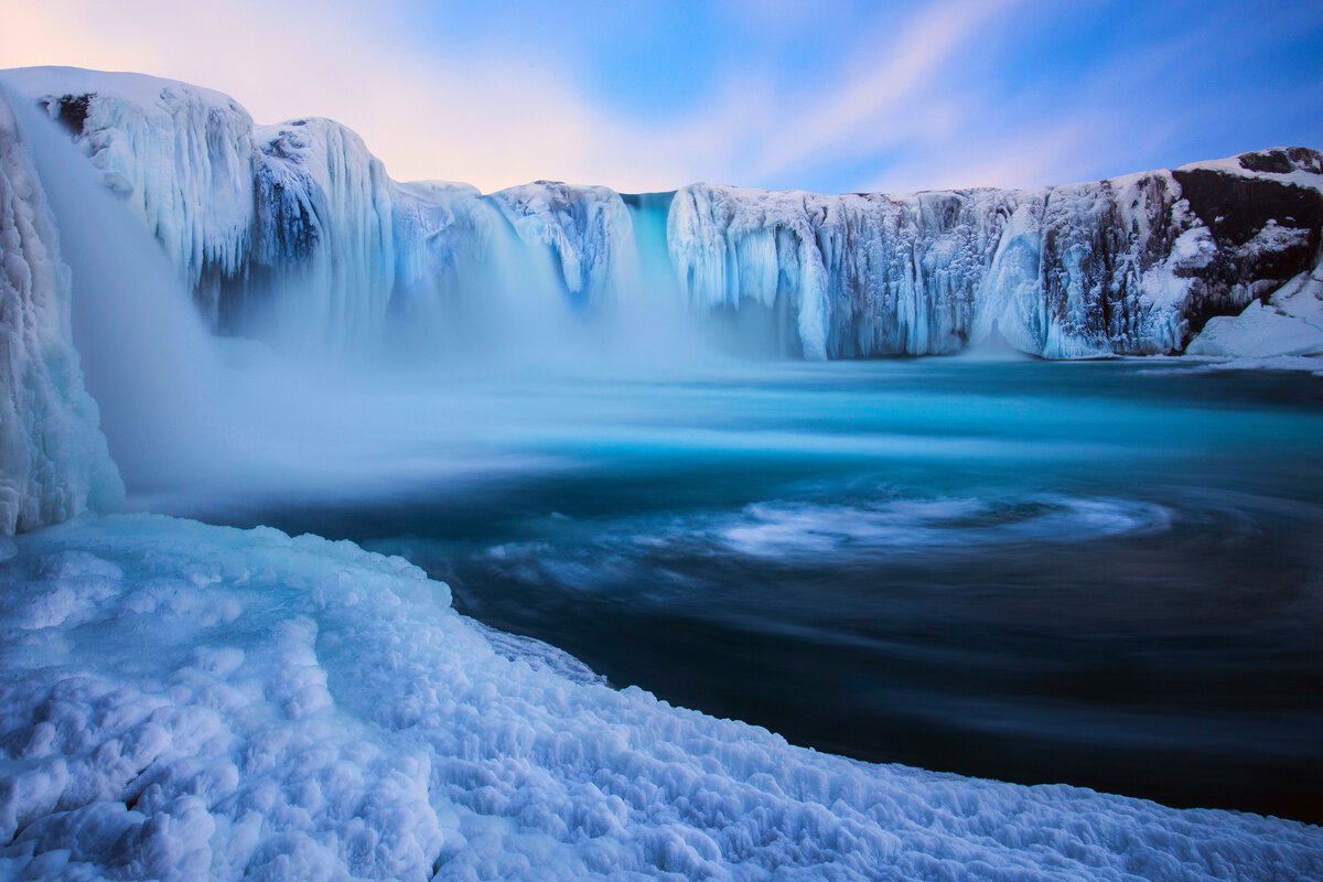 водопад годафосс исландия фото