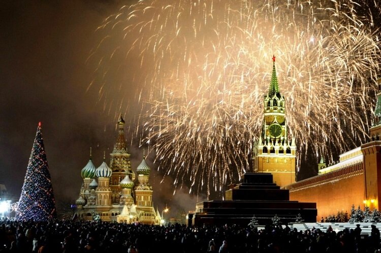 новогодний кремль фото