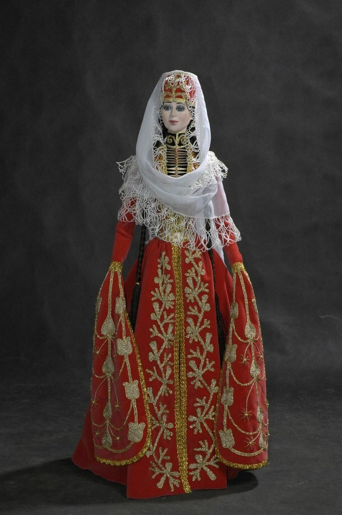 куклы в кавказских национальных костюмах фото