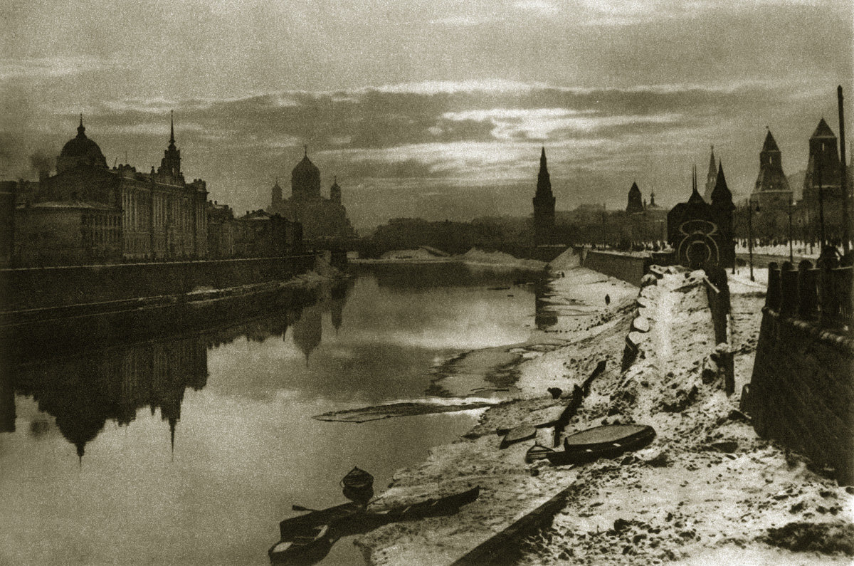 черно белые фото старой москвы фото