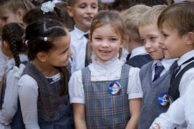 Фото 10. Линейка в 1-х и 2-х классах. Ноябрь, 2018