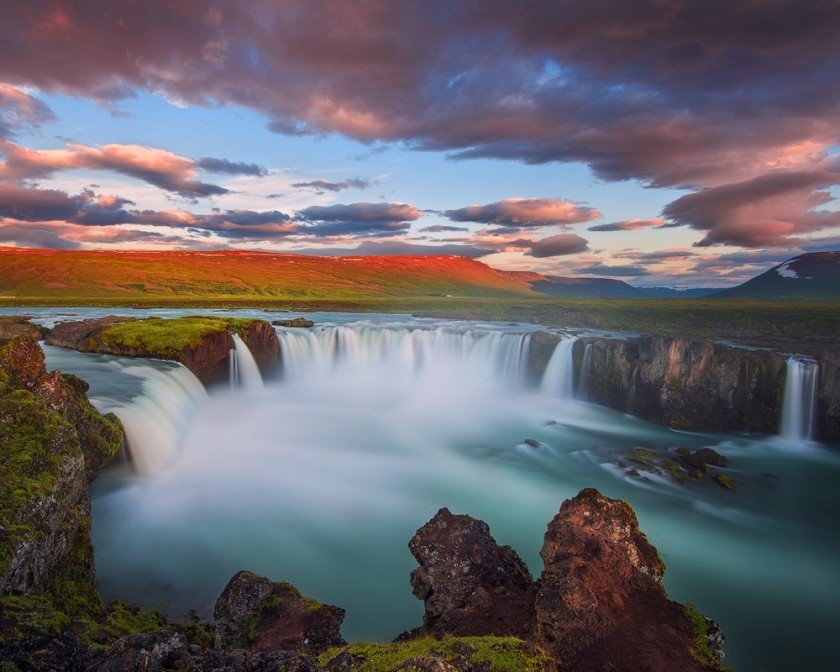 водопад годафосс исландия фото