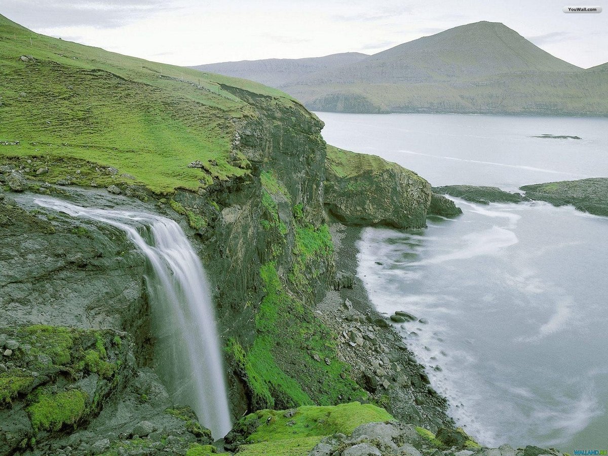 водопад скоугафосс исландия фото