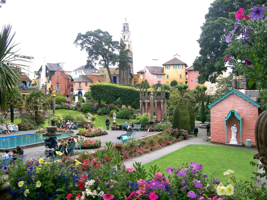 портмерион, уэльс (portmeirion) фото